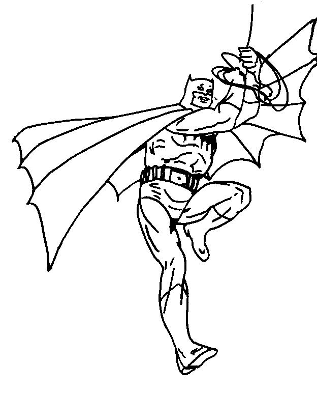 Página para colorir: homem Morcego (Super heroi) #77029 - Páginas para Colorir Imprimíveis Gratuitamente