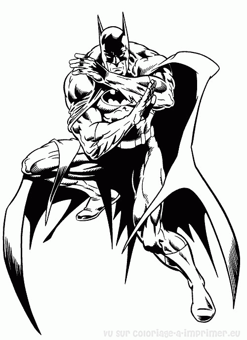Página para colorir: homem Morcego (Super heroi) #77084 - Páginas para Colorir Imprimíveis Gratuitamente