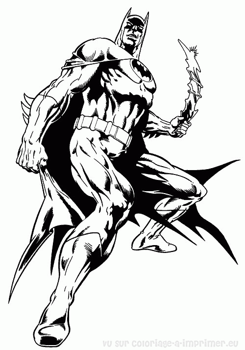 Página para colorir: homem Morcego (Super heroi) #77115 - Páginas para Colorir Imprimíveis Gratuitamente