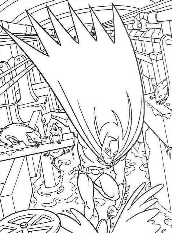 Página para colorir: homem Morcego (Super heroi) #77139 - Páginas para Colorir Imprimíveis Gratuitamente