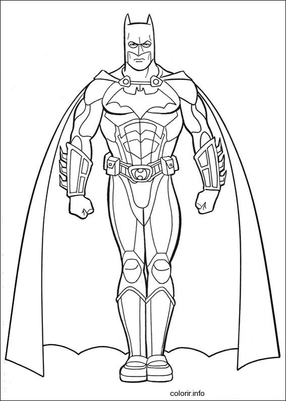 Página para colorir: homem Morcego (Super heroi) #77156 - Páginas para Colorir Imprimíveis Gratuitamente