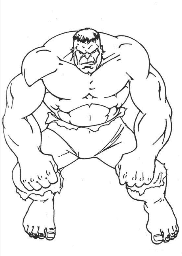 Página para colorir: Hulk (Super heroi) #79010 - Páginas para Colorir Imprimíveis Gratuitamente
