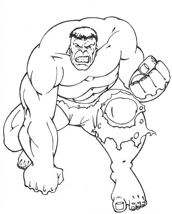 Página para colorir: Hulk (Super heroi) #79012 - Páginas para Colorir Imprimíveis Gratuitamente