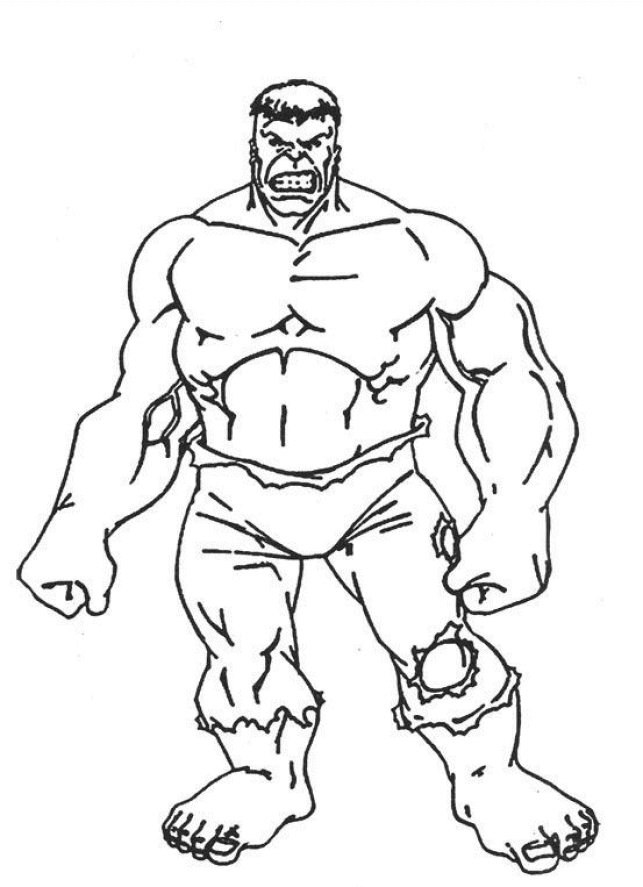 Página para colorir: Hulk (Super heroi) #79014 - Páginas para Colorir Imprimíveis Gratuitamente