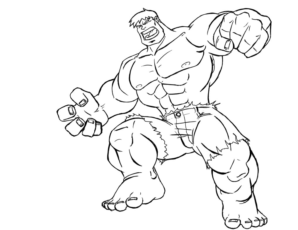 Página para colorir: Hulk (Super heroi) #79016 - Páginas para Colorir Imprimíveis Gratuitamente