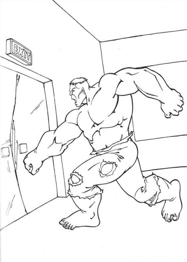 Página para colorir: Hulk (Super heroi) #79024 - Páginas para Colorir Imprimíveis Gratuitamente