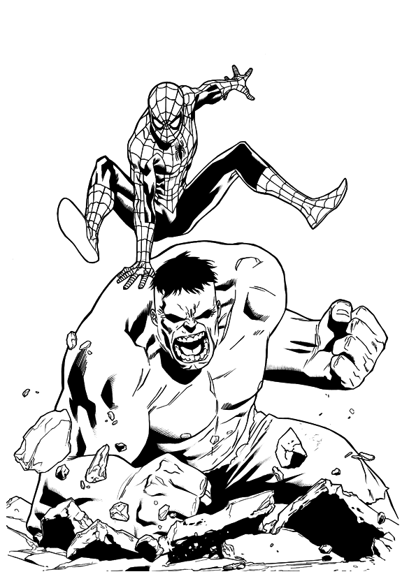 Página para colorir: Hulk (Super heroi) #79032 - Páginas para Colorir Imprimíveis Gratuitamente