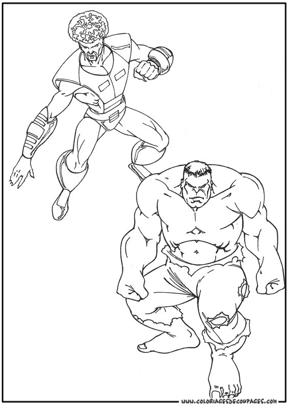 Página para colorir: Hulk (Super heroi) #79053 - Páginas para Colorir Imprimíveis Gratuitamente