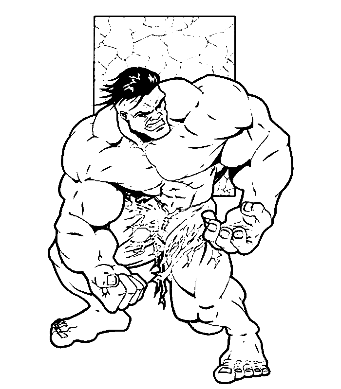 Página para colorir: Hulk (Super heroi) #79054 - Páginas para Colorir Imprimíveis Gratuitamente