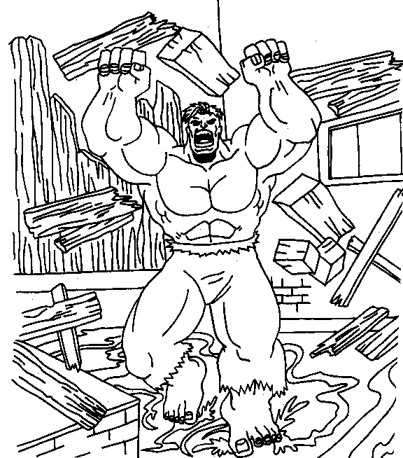 Página para colorir: Hulk (Super heroi) #79056 - Páginas para Colorir Imprimíveis Gratuitamente