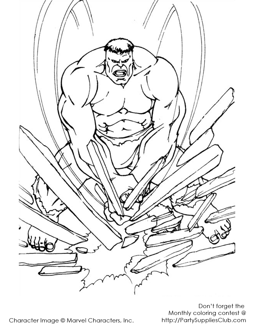 Página para colorir: Hulk (Super heroi) #79068 - Páginas para Colorir Imprimíveis Gratuitamente