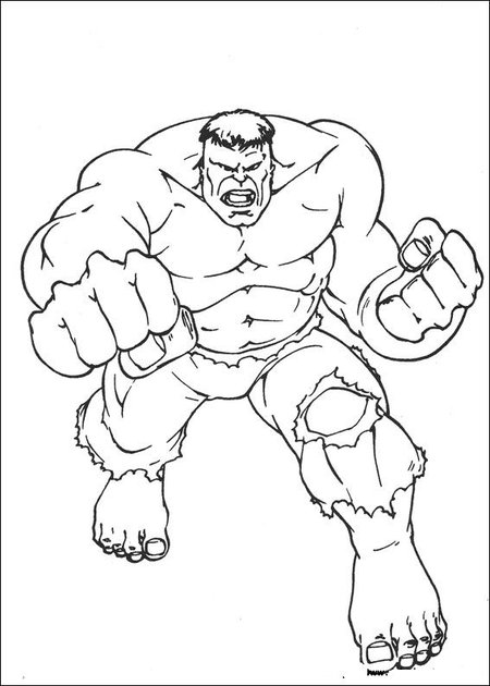 Página para colorir: Hulk (Super heroi) #79080 - Páginas para Colorir Imprimíveis Gratuitamente