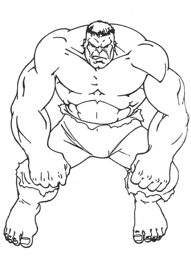 Página para colorir: Hulk (Super heroi) #79091 - Páginas para Colorir Imprimíveis Gratuitamente