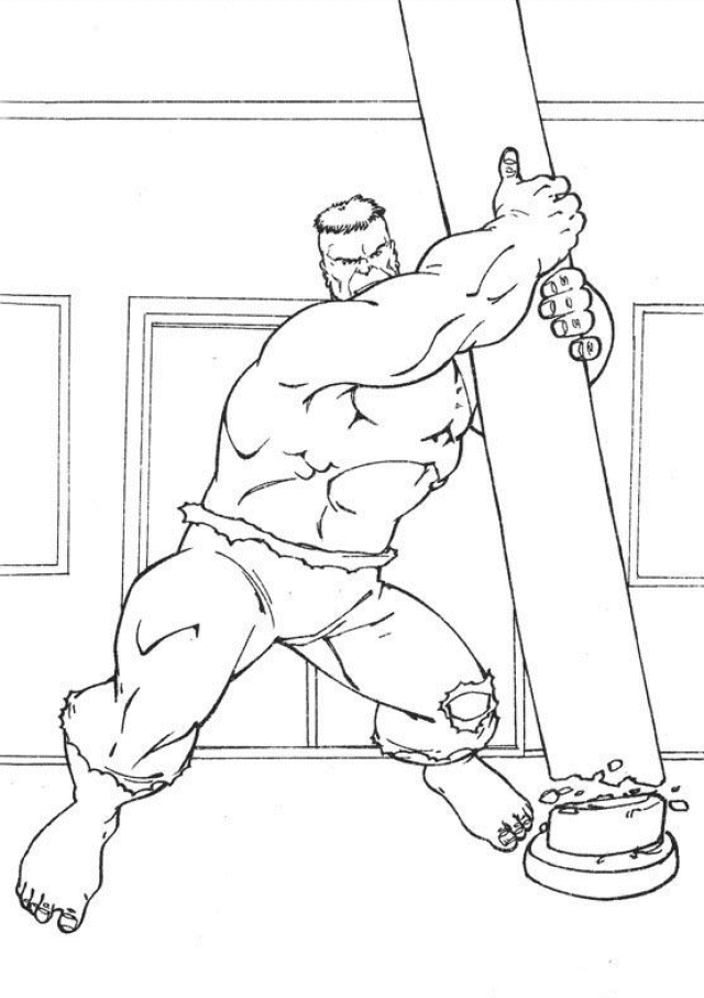 Página para colorir: Hulk (Super heroi) #79118 - Páginas para Colorir Imprimíveis Gratuitamente
