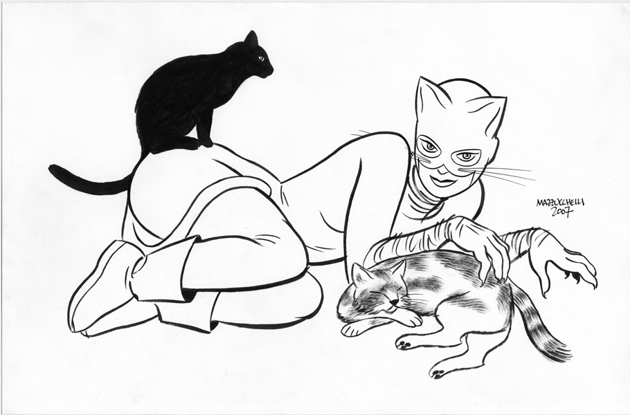 Página para colorir: mulher Gato (Super heroi) #78051 - Páginas para Colorir Imprimíveis Gratuitamente