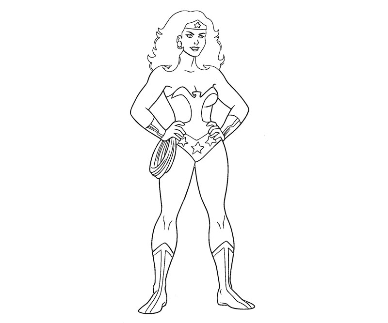 Página para colorir: mulher maravilha (Super heroi) #74590 - Páginas para Colorir Imprimíveis Gratuitamente