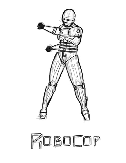 Página para colorir: Robocop (Super heroi) #71367 - Páginas para Colorir Imprimíveis Gratuitamente