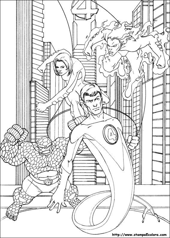 Página para colorir: Sr. Fantástico (Super heroi) #84794 - Páginas para Colorir Imprimíveis Gratuitamente