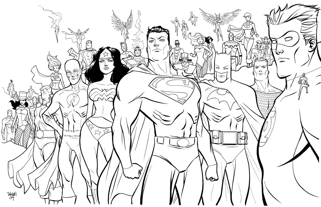 Página para colorir: Super-heróis da DC Comics (Super heroi) #80122 - Páginas para Colorir Imprimíveis Gratuitamente