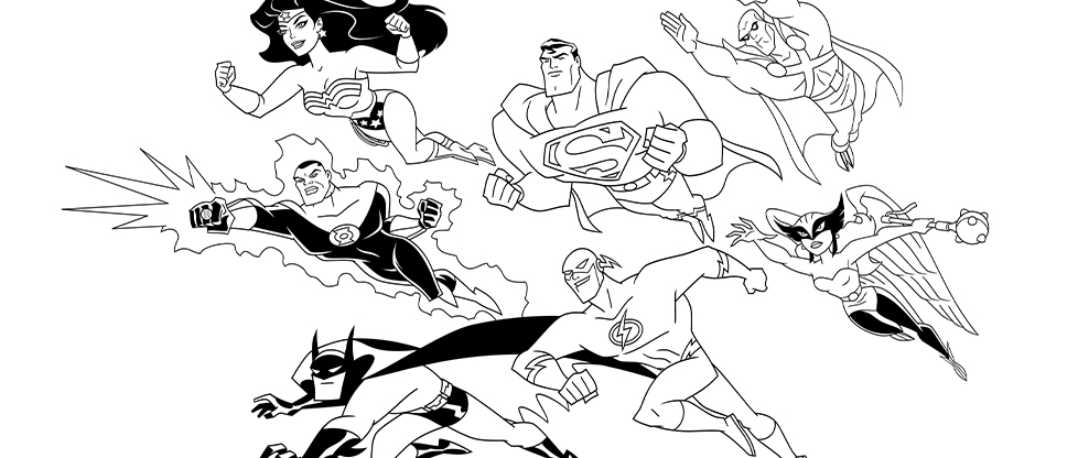 Página para colorir: Super-heróis da DC Comics (Super heroi) #80135 - Páginas para Colorir Imprimíveis Gratuitamente