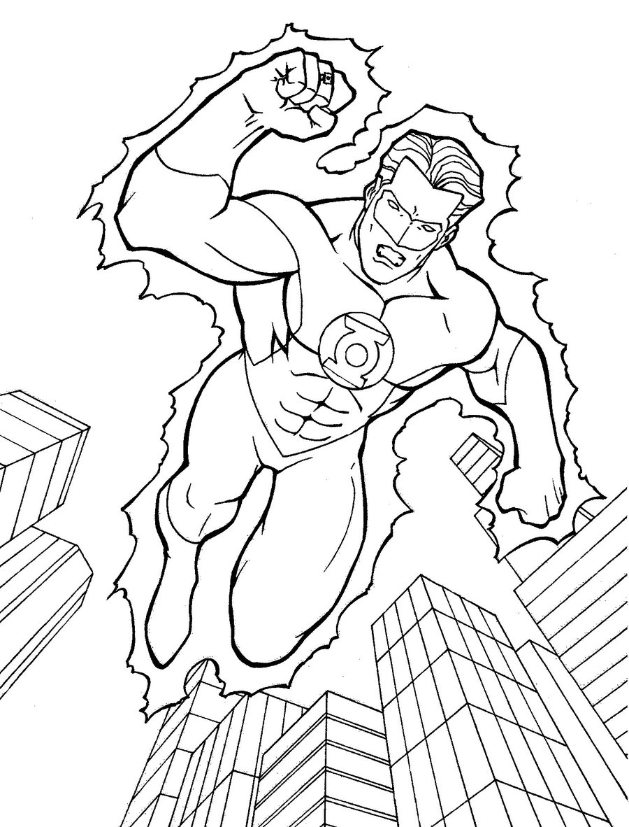 Página para colorir: Super-heróis da DC Comics (Super heroi) #80149 - Páginas para Colorir Imprimíveis Gratuitamente