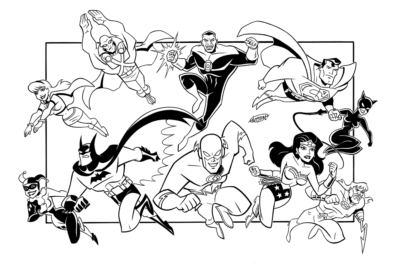 Página para colorir: Super-heróis da DC Comics (Super heroi) #80438 - Páginas para Colorir Imprimíveis Gratuitamente