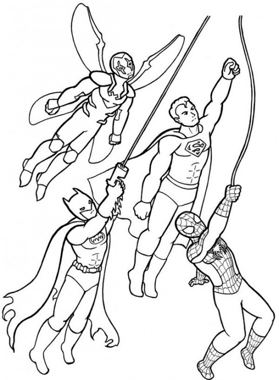 Página para colorir: super-heróis da marvel (Super heroi) #79697 - Páginas para Colorir Imprimíveis Gratuitamente
