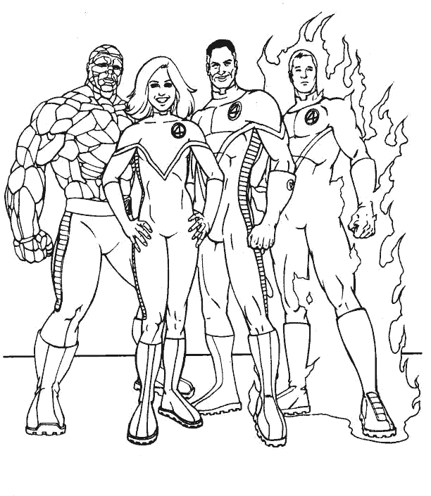 Página para colorir: super-heróis da marvel (Super heroi) #79787 - Páginas para Colorir Imprimíveis Gratuitamente