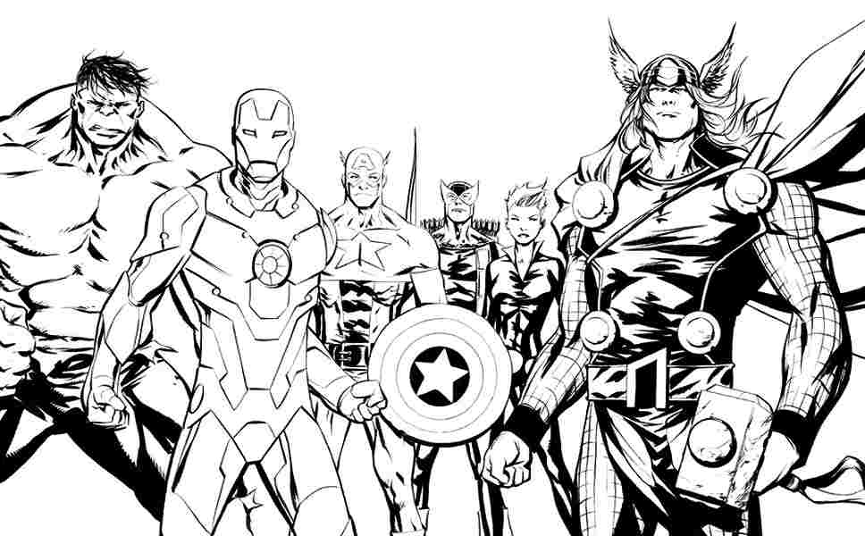 Página para colorir: super-heróis da marvel (Super heroi) #79857 - Páginas para Colorir Imprimíveis Gratuitamente