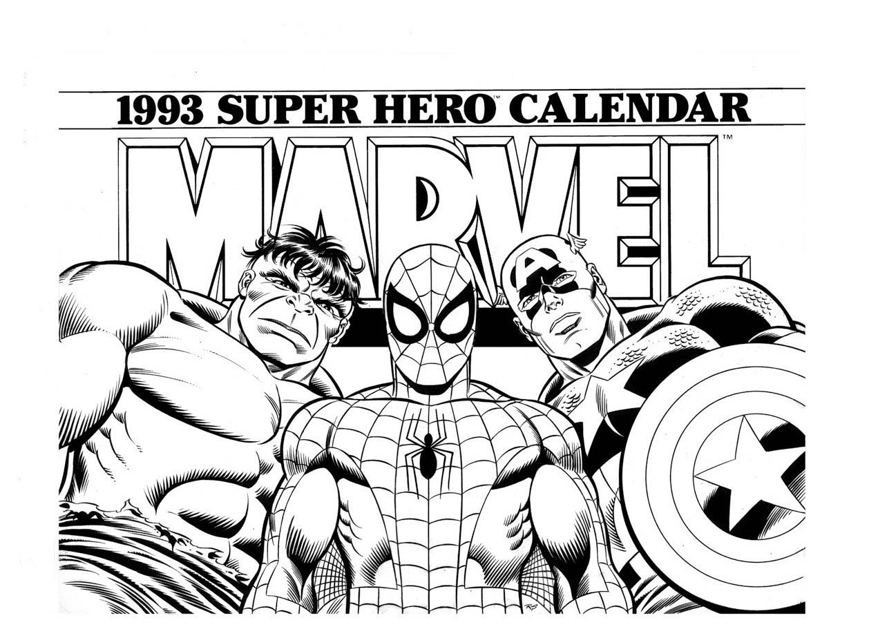 Página para colorir: super-heróis da marvel (Super heroi) #79862 - Páginas para Colorir Imprimíveis Gratuitamente