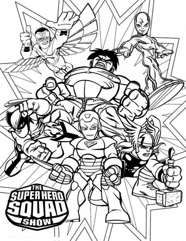 Página para colorir: super-heróis da marvel (Super heroi) #79864 - Páginas para Colorir Imprimíveis Gratuitamente