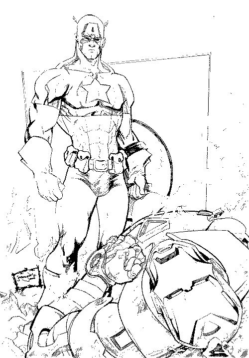 Página para colorir: super-heróis da marvel (Super heroi) #79865 - Páginas para Colorir Imprimíveis Gratuitamente
