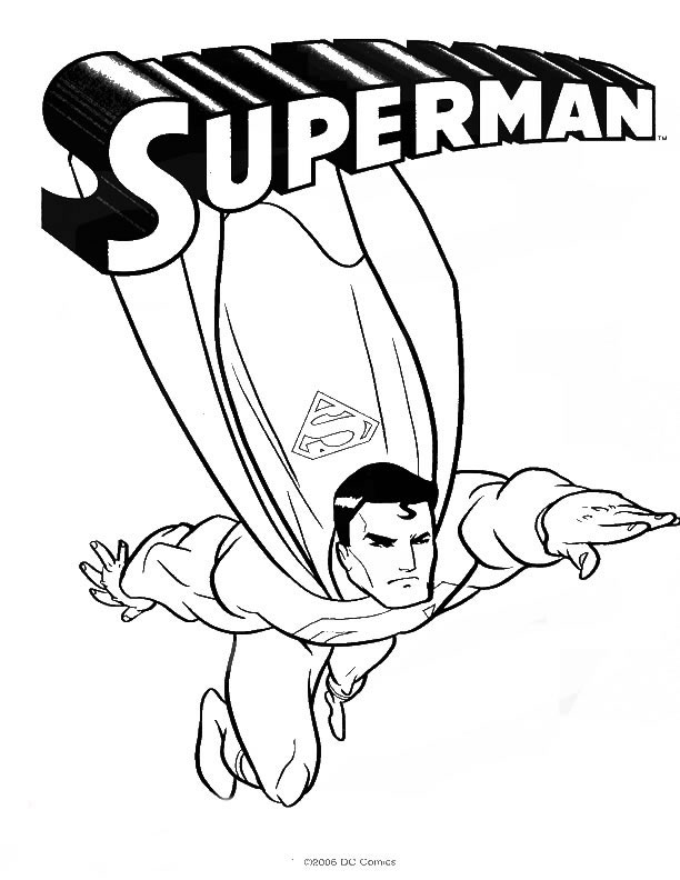 Página para colorir: Super homen (Super heroi) #83610 - Páginas para Colorir Imprimíveis Gratuitamente