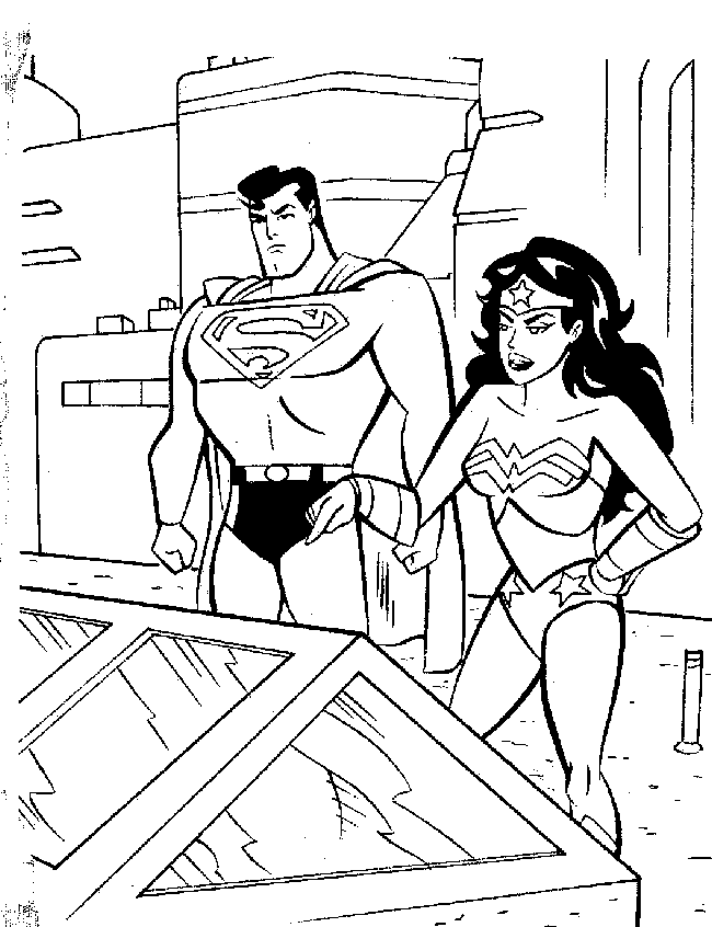 Página para colorir: Super homen (Super heroi) #83669 - Páginas para Colorir Imprimíveis Gratuitamente