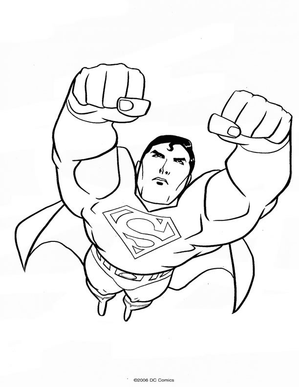 Página para colorir: Super homen (Super heroi) #83675 - Páginas para Colorir Imprimíveis Gratuitamente