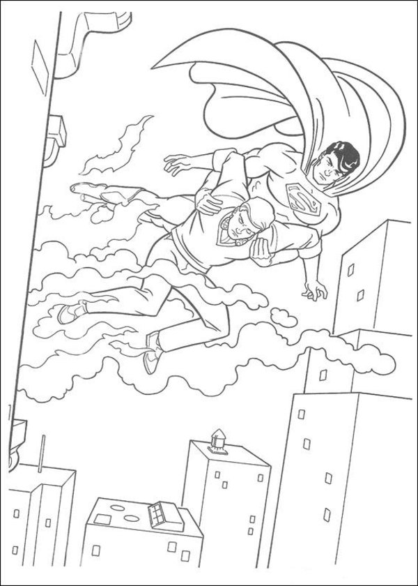 Página para colorir: Super homen (Super heroi) #83692 - Páginas para Colorir Imprimíveis Gratuitamente