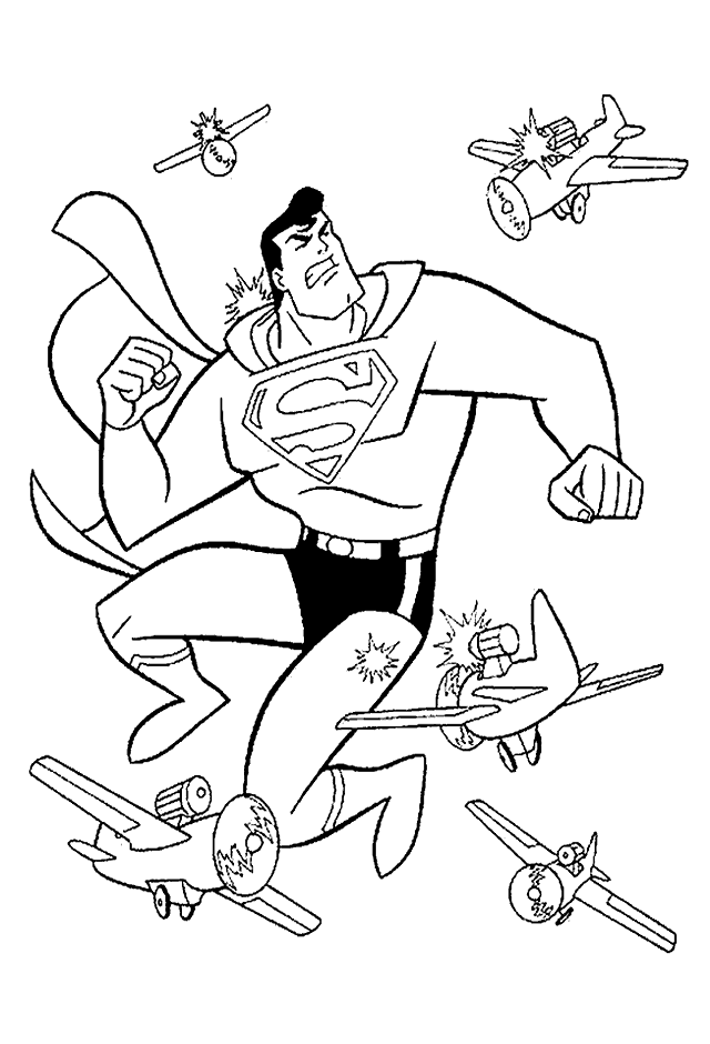 Página para colorir: Super homen (Super heroi) #83699 - Páginas para Colorir Imprimíveis Gratuitamente