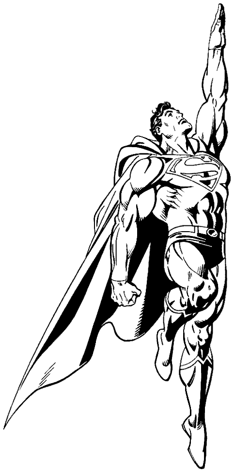 Página para colorir: Super homen (Super heroi) #83709 - Páginas para Colorir Imprimíveis Gratuitamente