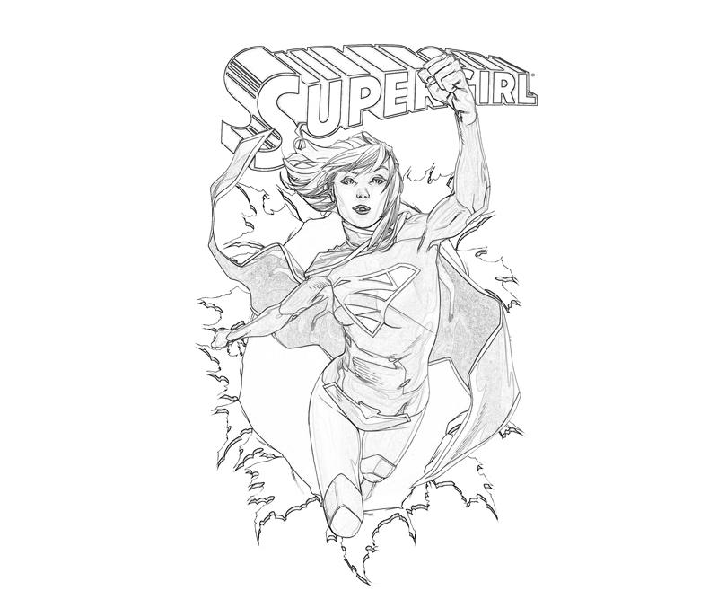 Página para colorir: Supergirl (Super heroi) #83932 - Páginas para Colorir Imprimíveis Gratuitamente