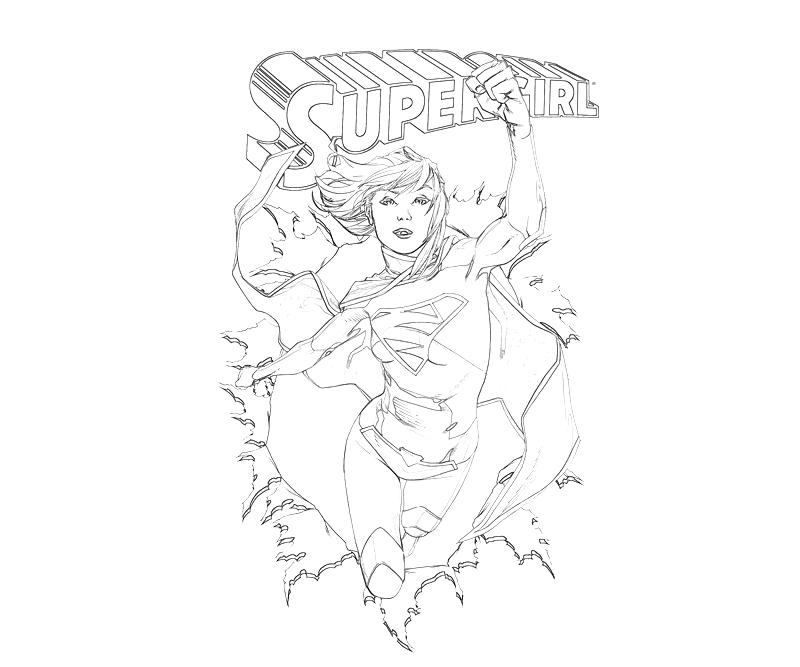 Página para colorir: Supergirl (Super heroi) #83941 - Páginas para Colorir Imprimíveis Gratuitamente
