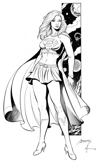 Página para colorir: Supergirl (Super heroi) #83961 - Páginas para Colorir Imprimíveis Gratuitamente