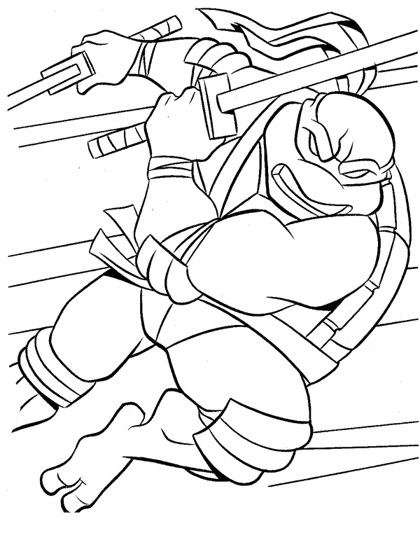 Página para colorir: Tartarugas ninjas (Super heroi) #75355 - Páginas para Colorir Imprimíveis Gratuitamente