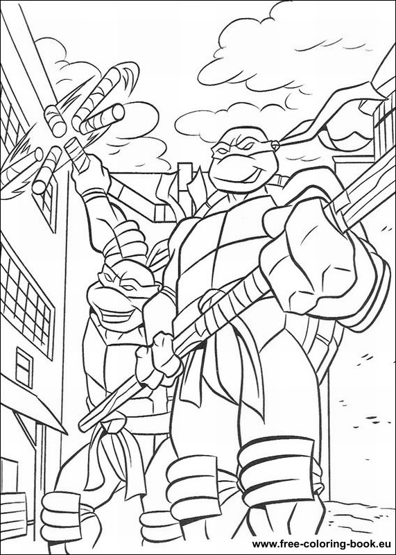 Página para colorir: Tartarugas ninjas (Super heroi) #75376 - Páginas para Colorir Imprimíveis Gratuitamente