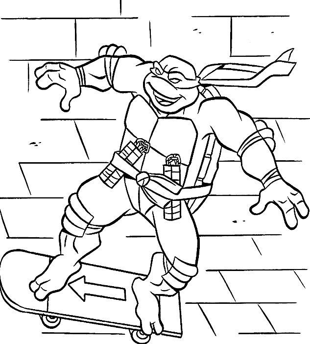 Página para colorir: Tartarugas ninjas (Super heroi) #75380 - Páginas para Colorir Imprimíveis Gratuitamente