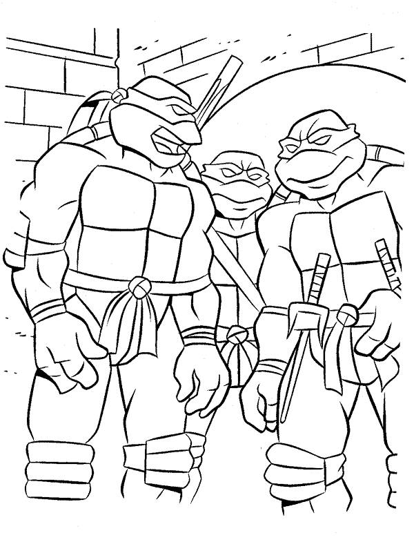 Página para colorir: Tartarugas ninjas (Super heroi) #75563 - Páginas para Colorir Imprimíveis Gratuitamente