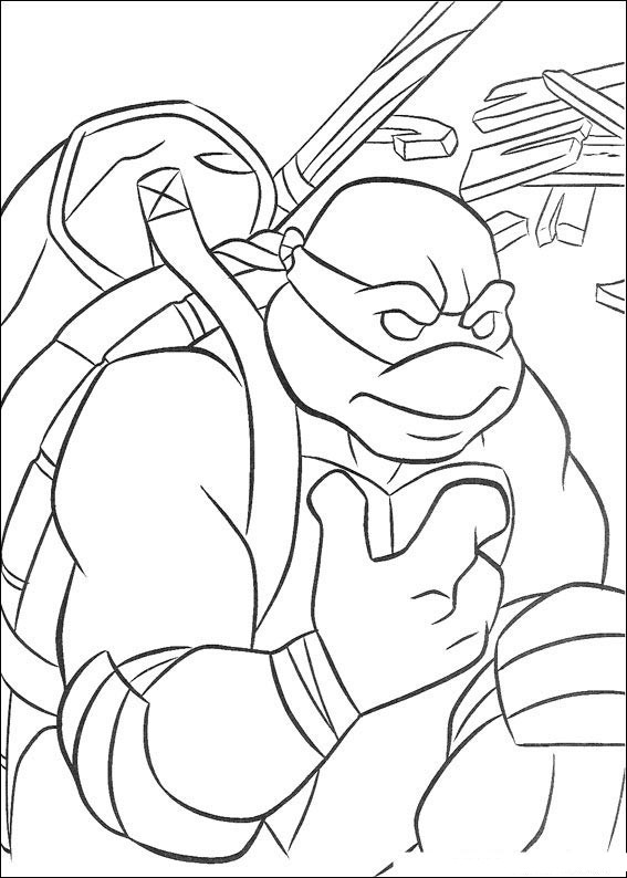 Página para colorir: Tartarugas ninjas (Super heroi) #75627 - Páginas para Colorir Imprimíveis Gratuitamente