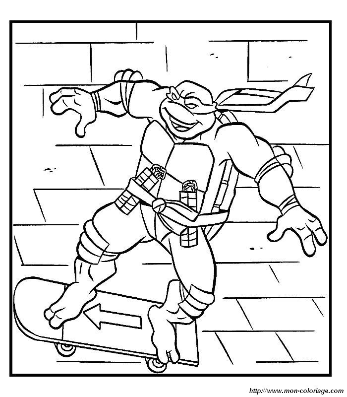 Página para colorir: Tartarugas ninjas (Super heroi) #75639 - Páginas para Colorir Imprimíveis Gratuitamente