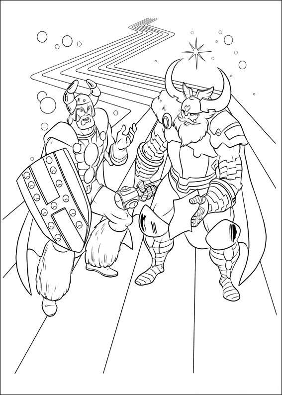 Página para colorir: Thor (Super heroi) #75794 - Páginas para Colorir Imprimíveis Gratuitamente