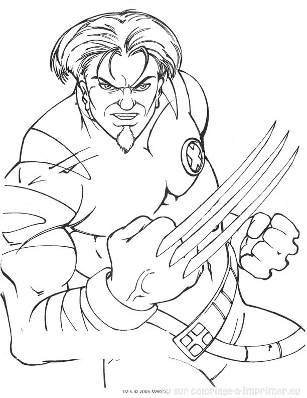 Página para colorir: X-Men (Super heroi) #74397 - Páginas para Colorir Imprimíveis Gratuitamente