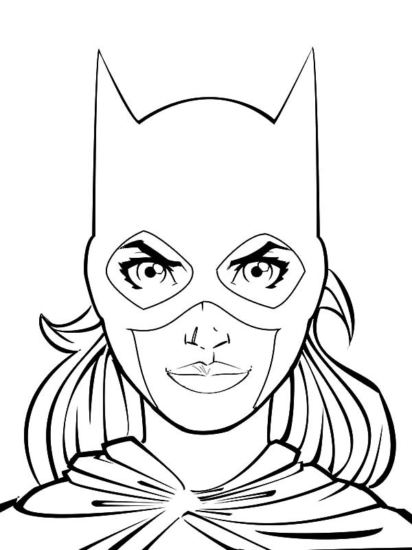 Desenho gratuito Batgirl #77773 da colecao Super-heróis e Supervilões para imprimir